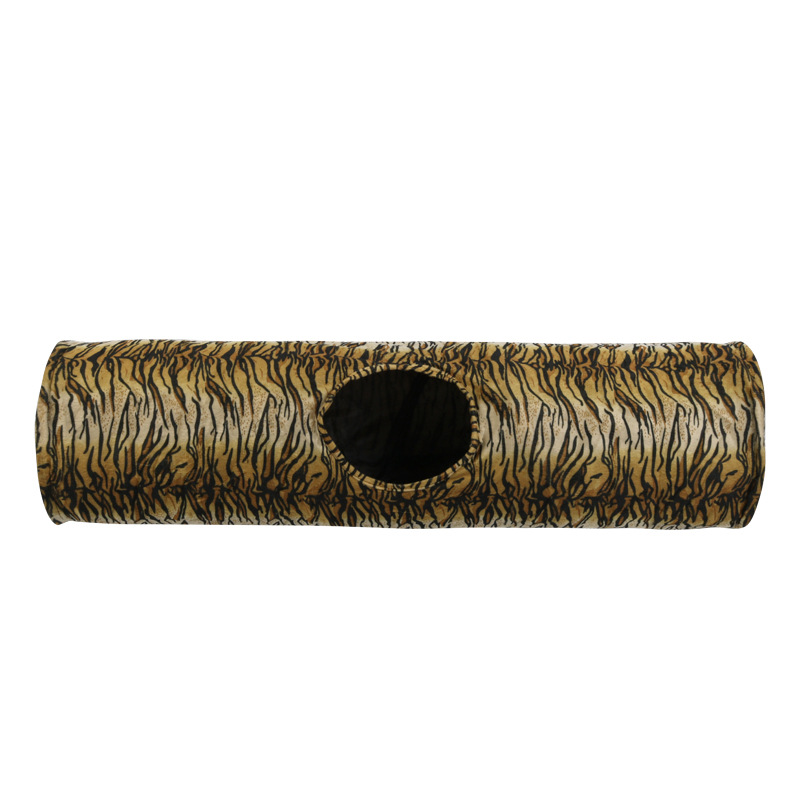 The manufacturer is selling best-selling pet products. The cat tunnel can be folded and stored, and there is a plush cat passage details Picture