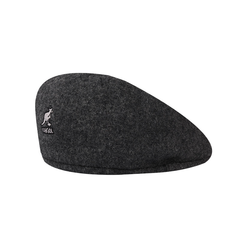 Woolen Kangaroo, Baseball Cap, Korean Style, Versatile Knitted Cap, Flower Bud, Wearing The Front Hat Backwards, Fashionable Beret, Women's Autumn And Winter Trend Item Picture