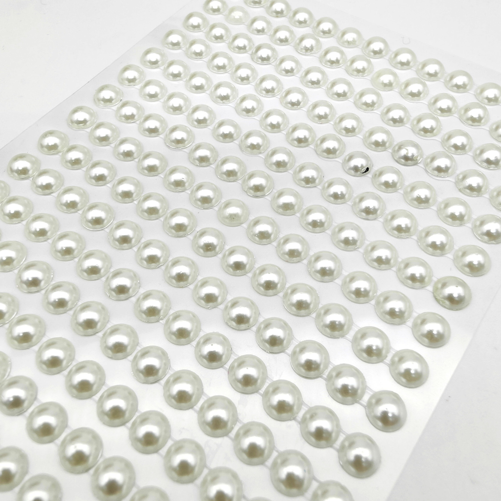 3456810mm colored anti-pearl stickers, semi-circular flat-bottomed pearl stickers, DIY creative geometric-shaped car stickers