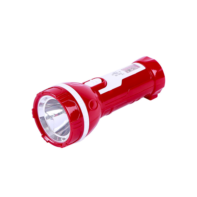 High-intensity led household flashlight, rechargeable mini outdoor plastic lighting lamp, multi-speed portable emergency light Item Picture