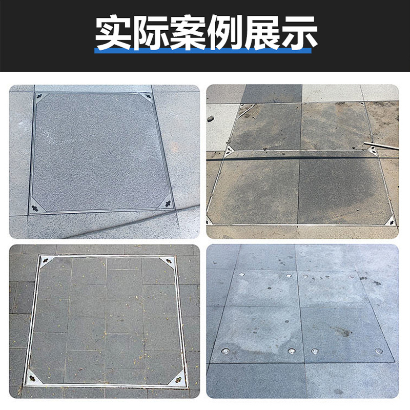 Factory direct delivery of 304 stainless steel manhole covers for municipal communication projects and invisible rainwater manhole covers Specification image
