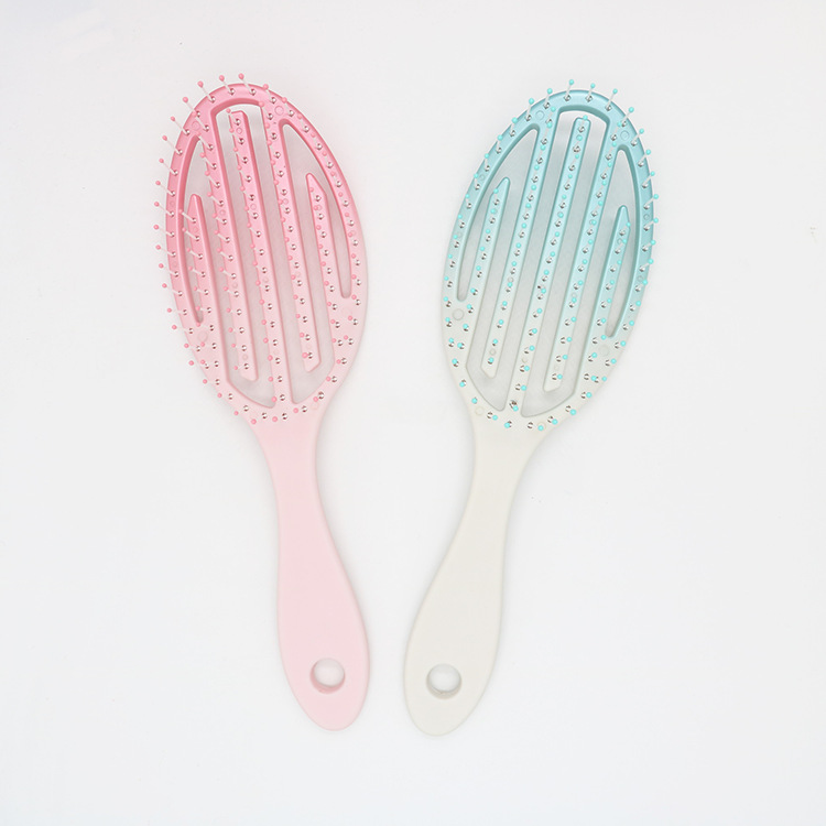 Factory New Scalp Massage Comb Elastic Comb Teeth Air Cushion Comb Mosquito Coil Comb Fluffy Shape Rib Comb Can Be Customized