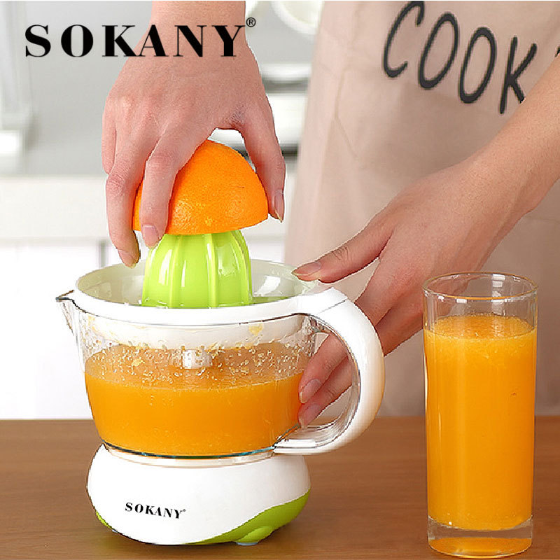 عبر الحدود Sokany-725 معصرة برتقال تعمل بالطاقة الكهربائية المحمولة، عصير البرتقال والبرتقال، عصير عصير الليمون في الأمازون details Picture