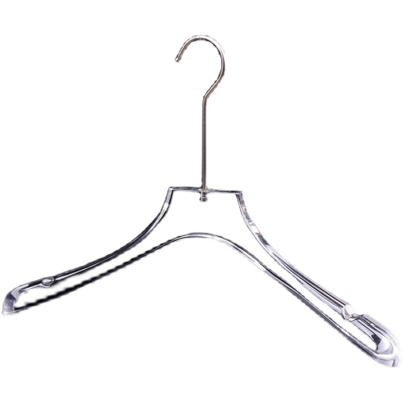 Transparent Acrylic Hanger Clothing Store Special Crystal Clothes Hanging Women's Clothes For Children's Clothing Hold Wholesale Pants Clip Custom Logo Item Picture