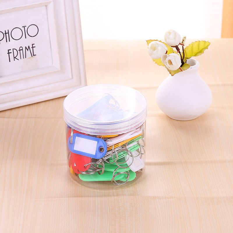 Color plastic single-sided sorting key card hotel number listing simple and convenient luggage boarding pass multi-color bucket Specification drawing