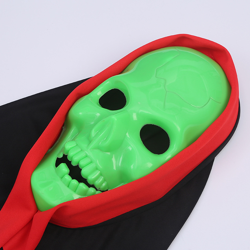 Halloween horror evil devil mask, Cross-border Festival, Skull Head mask, dance party, Ghost face costume Application Scenario