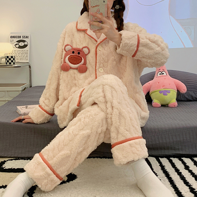 睡衣女珊瑚绒产品图