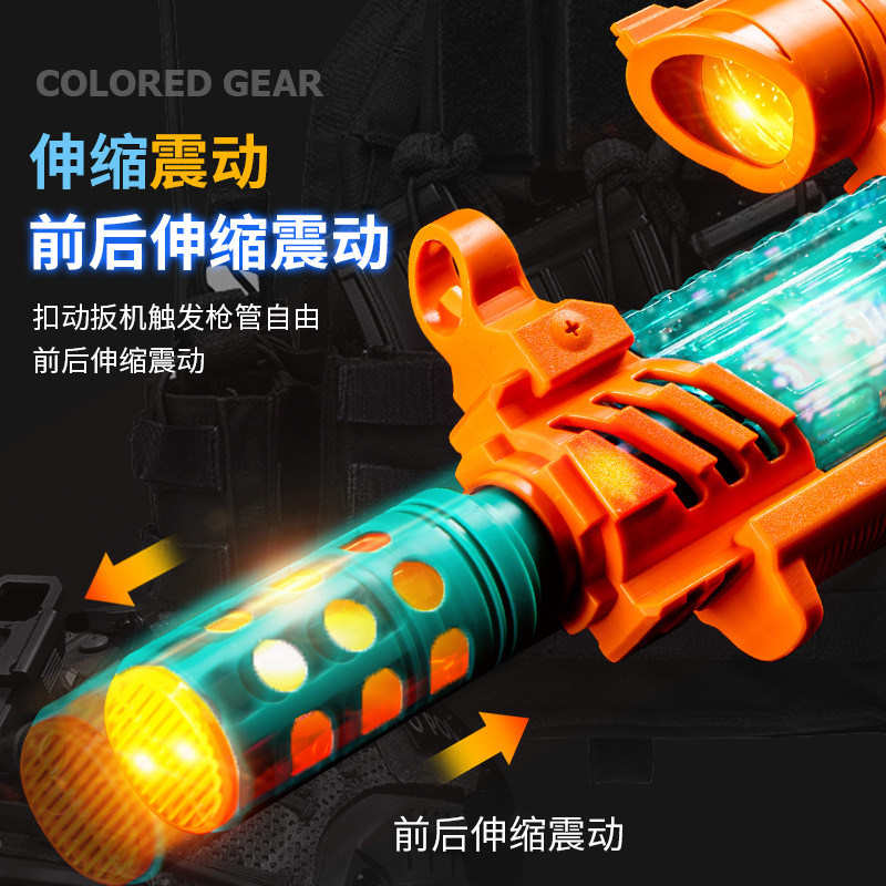 مدفع جديد من طراز Mei Jei 5507 مزود بأصوات ومضوء خمسة ملون M416 Specification image