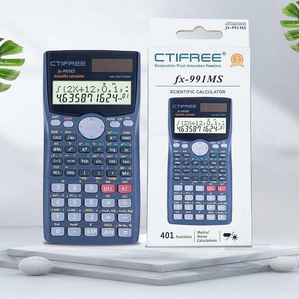 fx-991MS科学计算器 批发中小学生考试用计算机 函数计算器