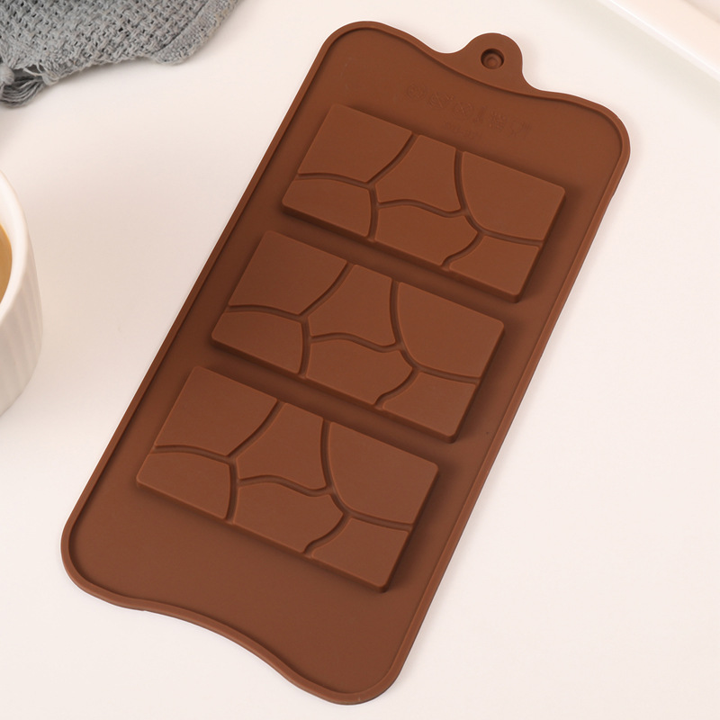 长方形大方块造型巧克力模具食品级硅胶diy做朱古力蛋糕烘焙模具
