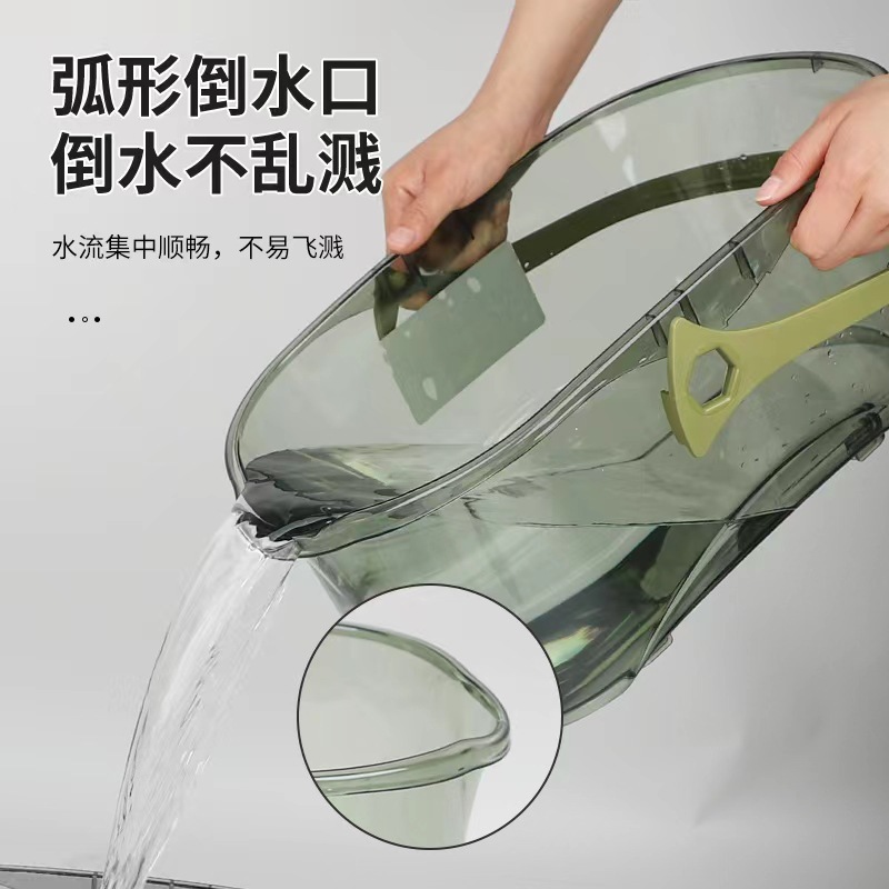 G20小国塑料批发家居轻奢PET多用清洁桶2789手提水桶塑料拖把桶细节图