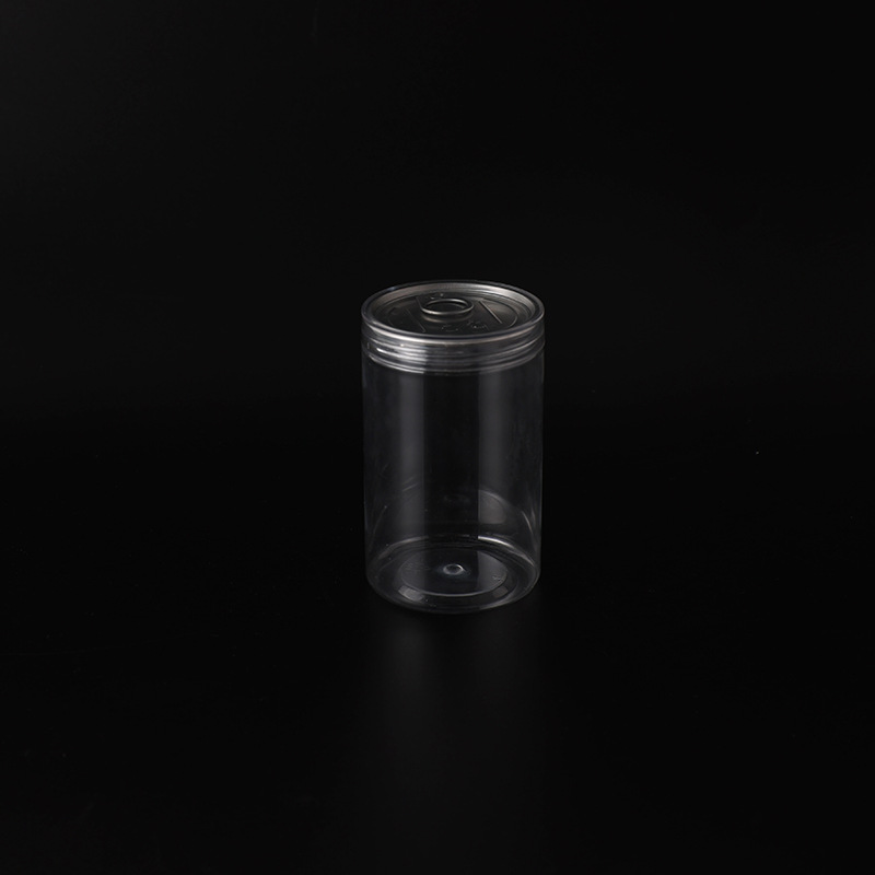 75 Caliber Nut Tea Sealed Cans Transparent Pet Plastic Baking Cookies Packaging Food Cans Wholesale Application Scenario