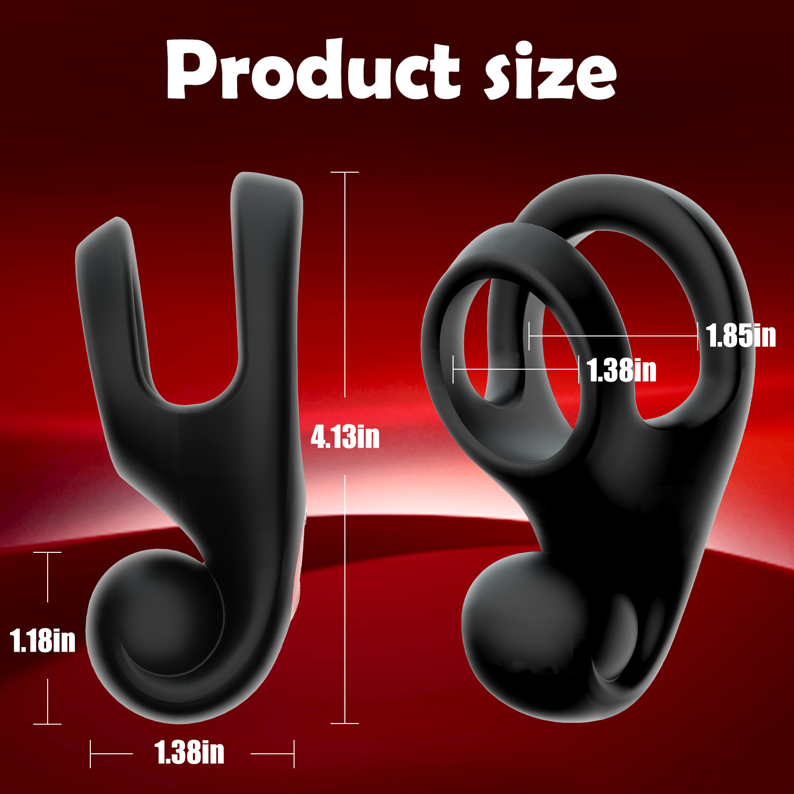 Amazon's new bestseller, a dual-ring vibration delay ring, a locking ring, a fun ring, and a blocking ring for men Application Scenario