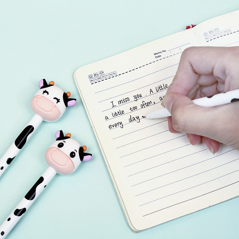 Zhongfan ZF2273 Press Gel Pen, Cow style large-headed gel pen, student examination and office gel pen writing tool Application Scenario