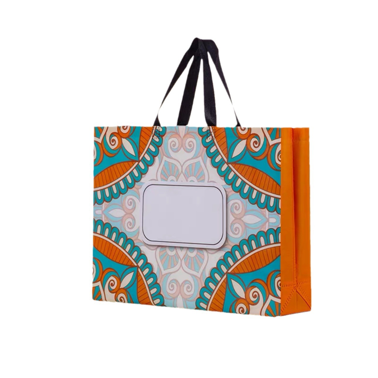 Customized non-woven fabric bags for clothing stores, waterproof clothes, shopping bags, non-woven fabric handbags, color-printed eco-friendly bags in stock Item Picture