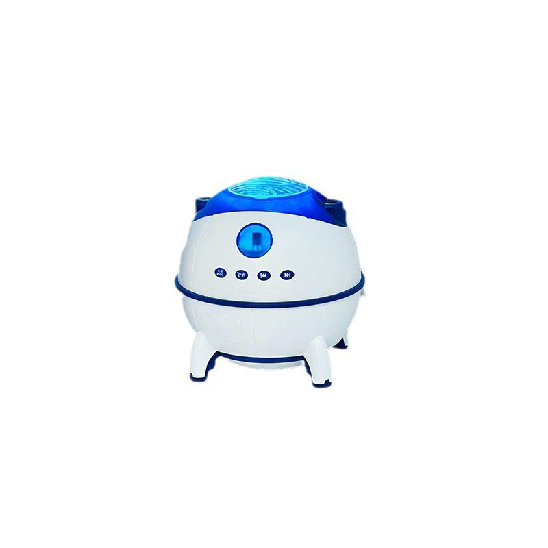 The new space capsule is equipped with a Bluetooth white noise rhythm remote control speaker, a night light, a romantic starry sky full star projection light Item Picture