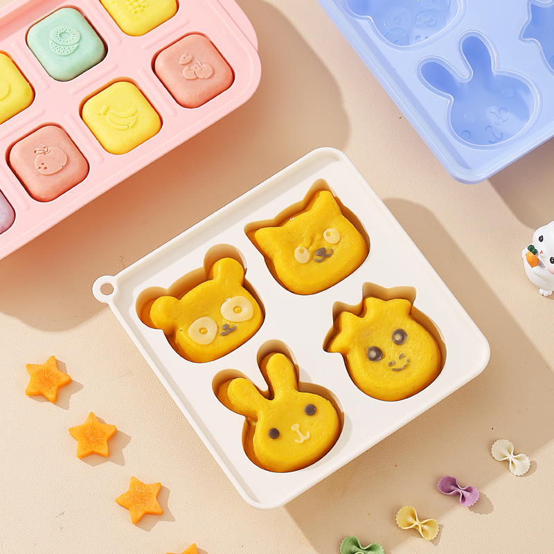 Cartoon silicone cake mold diy Mousse cake oven baking mold Steamed egg pudding tool ice cream ice mold Application Scenario