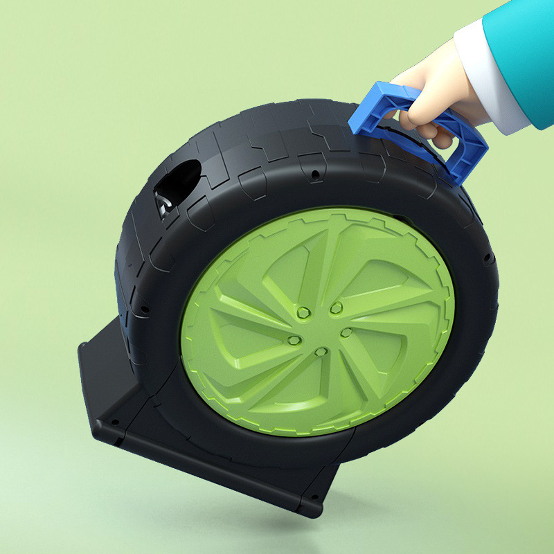 Deformable storage track tire parking lot toy, 3-4 years old children and boys toy car educational toy set, Huaixing 48768 Application Scenario