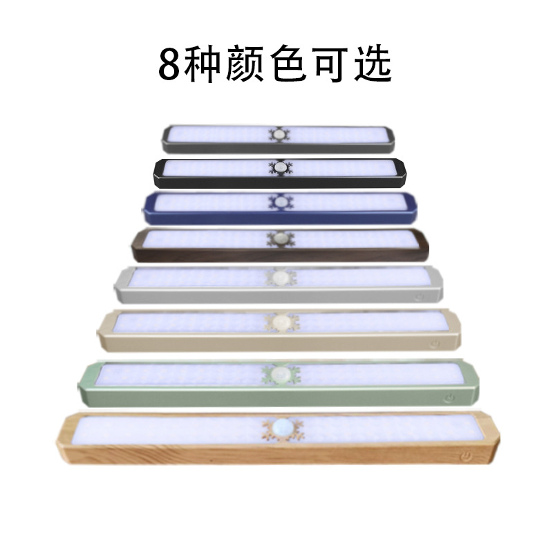 Cross-border supply led sensor light, household cabinet light, wardrobe night light, usb charging human body sensor light details Picture