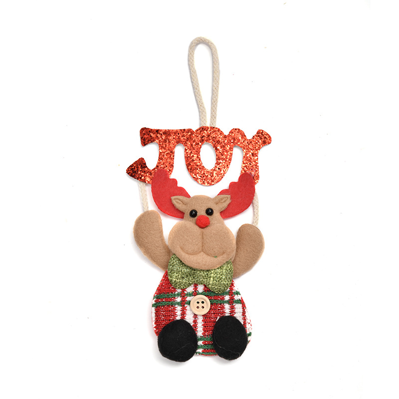 Christmas Fabric Doll Santa Claus Snowman Action Figure Pendant Christmas Tree Cute Doll Christmas Decorations Item Picture