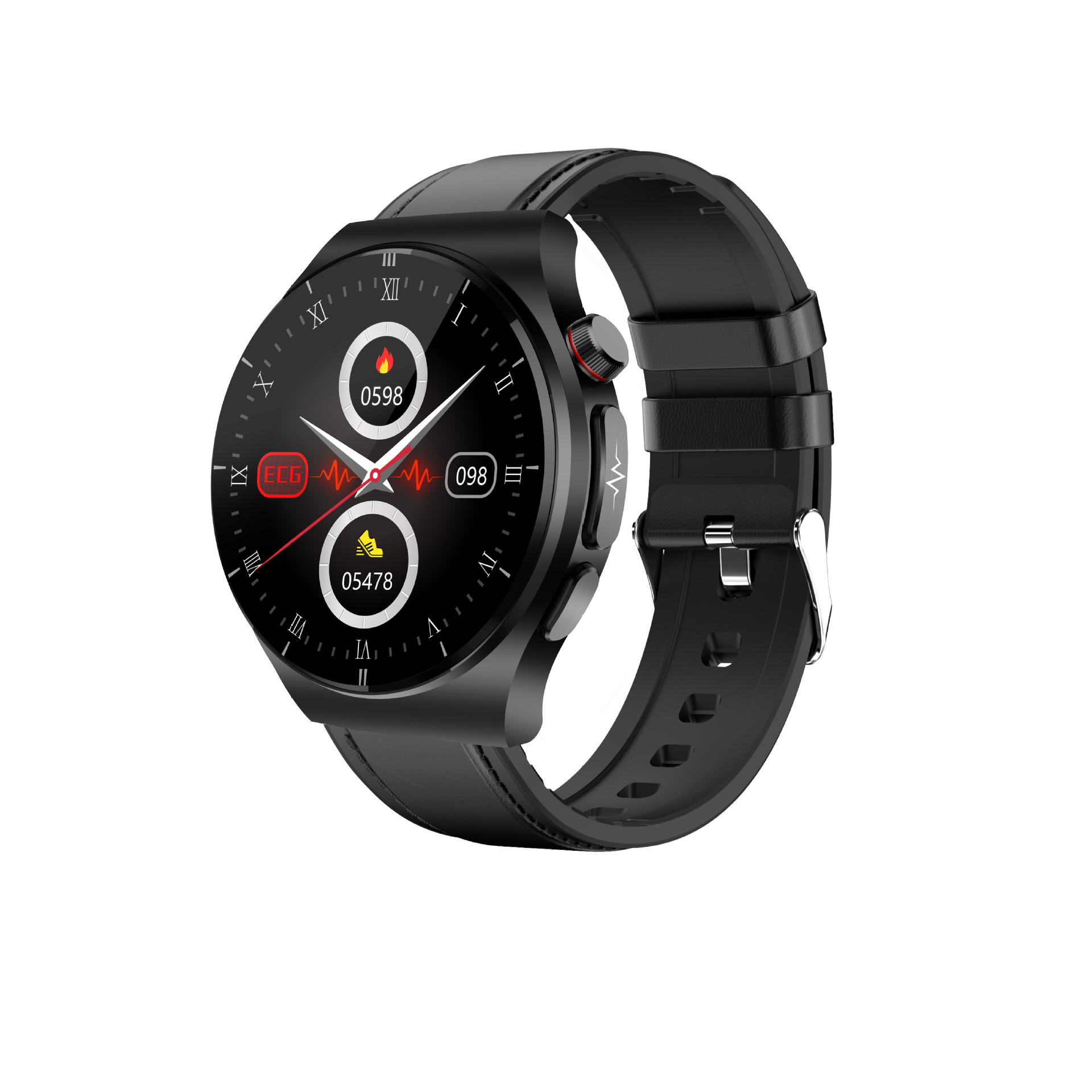 Smartwatch ET340 Bluetooth call heart rate, blood oxygen, blood pressure, sleep, step count, health monitoring, fitness wristband watch details Picture