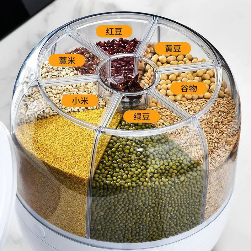 Rotating grain storage box Specification drawing