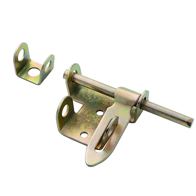 Warehouse iron door 6-inch door bolt, left and right door lock 8-inch exposed latch, construction site electric welding fence door latch, iron door latch Item Picture