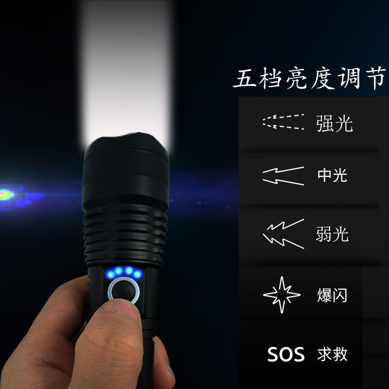 手电筒、手握式电筒实物图