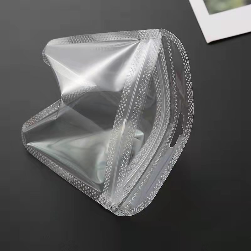 Transparent Clavicle Bag Thickened Jewelry Nail Fish Hook Bag High Definition Ziplock Bag Yin Yang Pearl Bone Bag In Stock details Picture