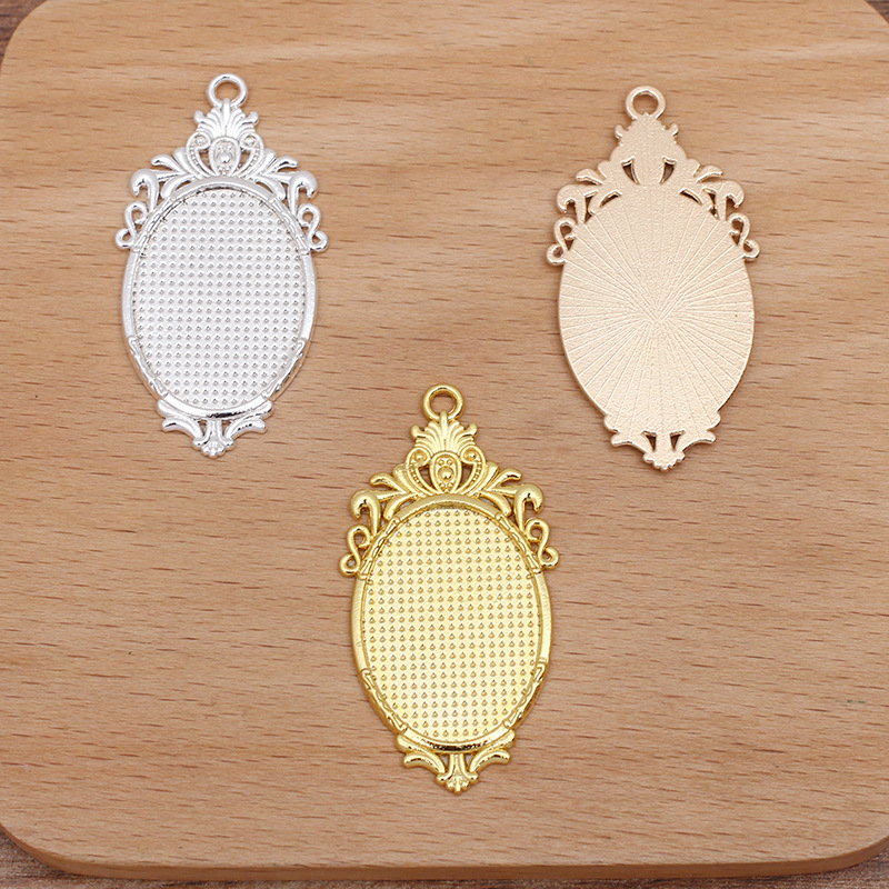 DIY配件合金底托时光宝石底座(13064)产品图