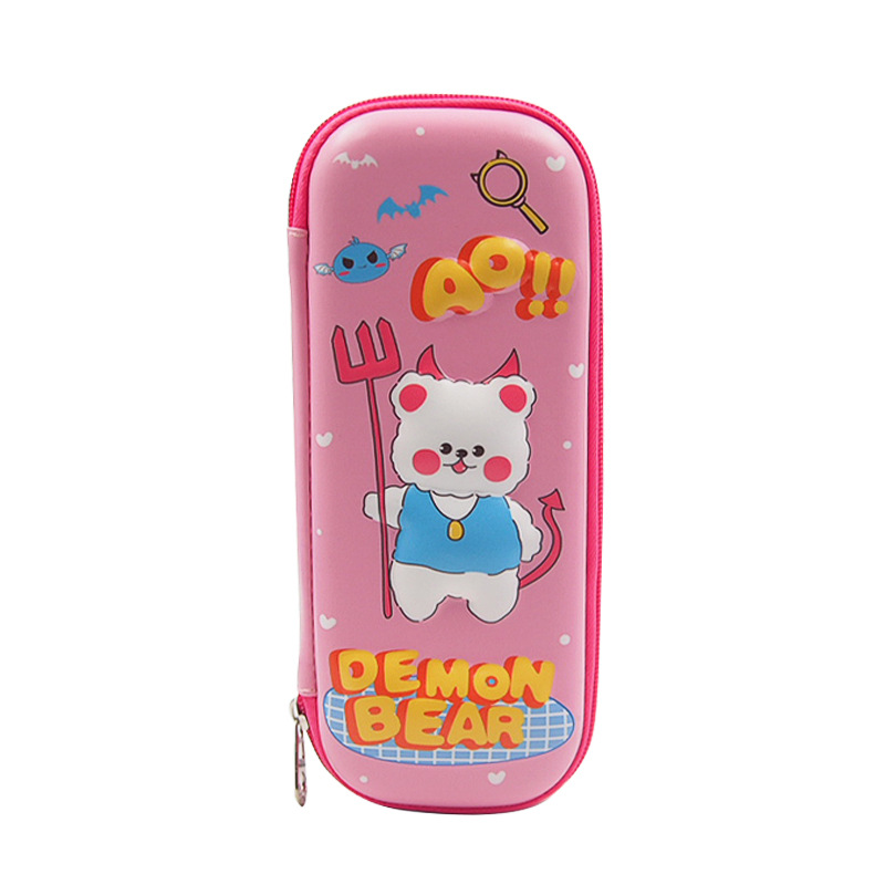 文具盒小学生白底实物图