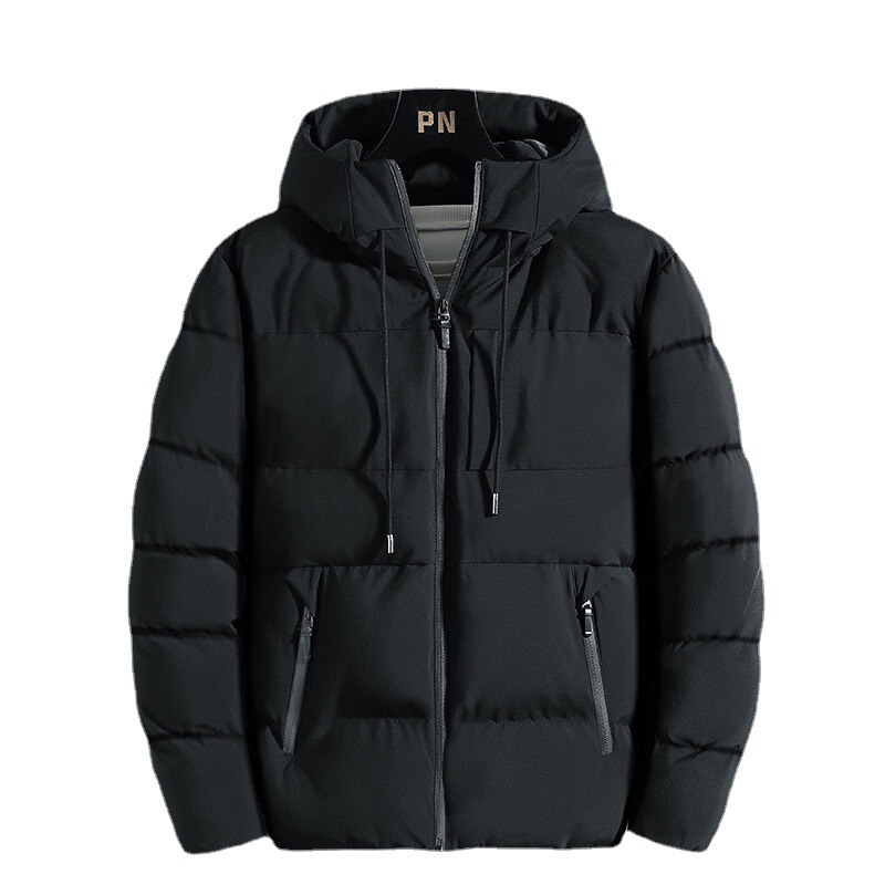 男士棉衣新款冬季加厚外套棉袄潮牌秋冬连帽面包羽棉绒服可印花等