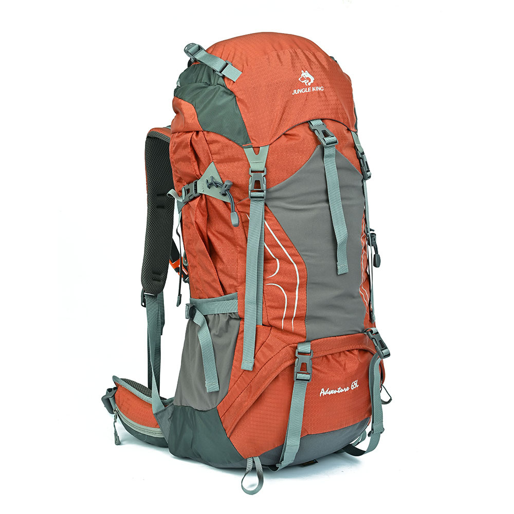 Export-specific outdoor mountaineering travel backpacks, large-capacity tactical waterproof mountaineering bags, double-shoulder backpacks, men's and women's travel bags, 65L Specification image