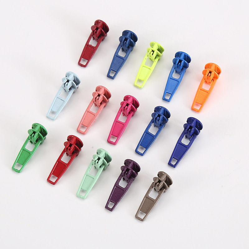 Factory Direct Wholesale No. 3 Nylon Zipper Color Clothing Bags Zipper Head Wholesale Can Be Customized Specification drawing