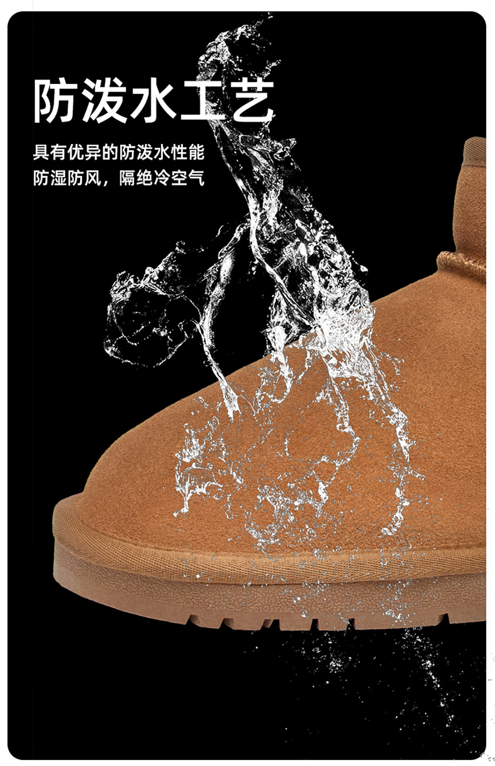 雪地靴女2025冬季新款加绒加厚保暖东北大棉鞋时尚百搭面包毛毛鞋详情5
