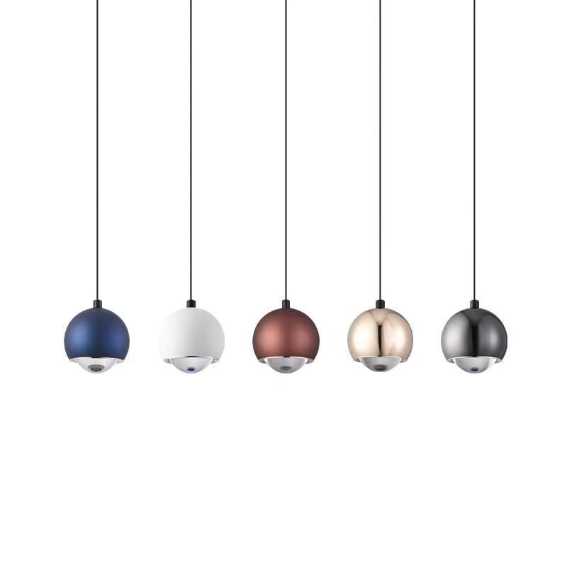 Led Retractable Hover Net Red Creative Ball Chandelier Simple Modern Light Luxury Bedroom Bedside Bar Intelligent Small Crane