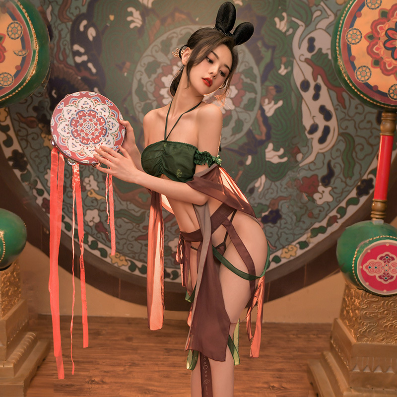 New sexy underwear western style Dunhuang style ancient style Hanfu sexy uniform details Picture