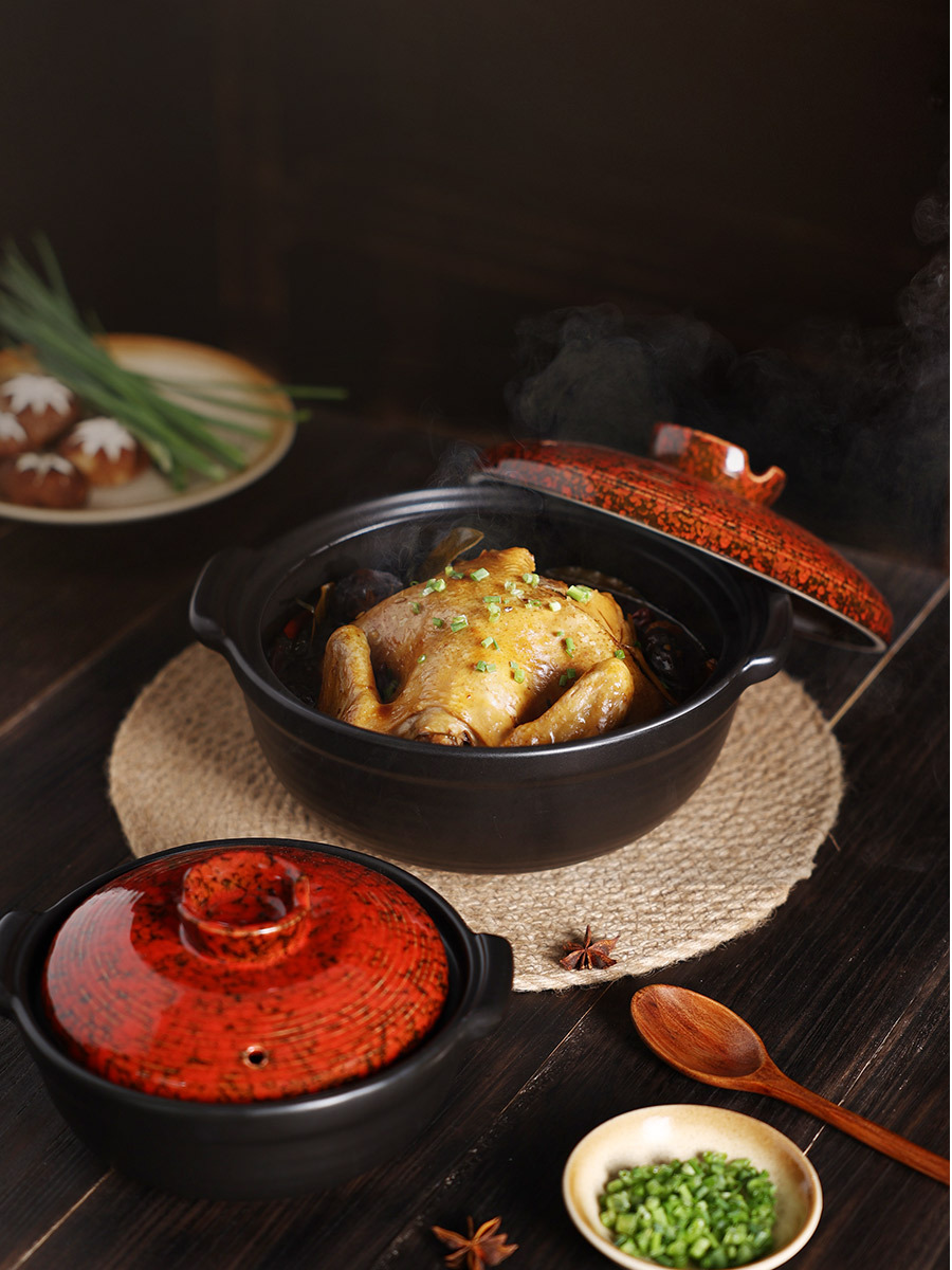 Wholesale of new Chinese-style high-appearance quality clay pot stew pot, household open flame high-temperature resistant soup ceramic clay pot details Picture