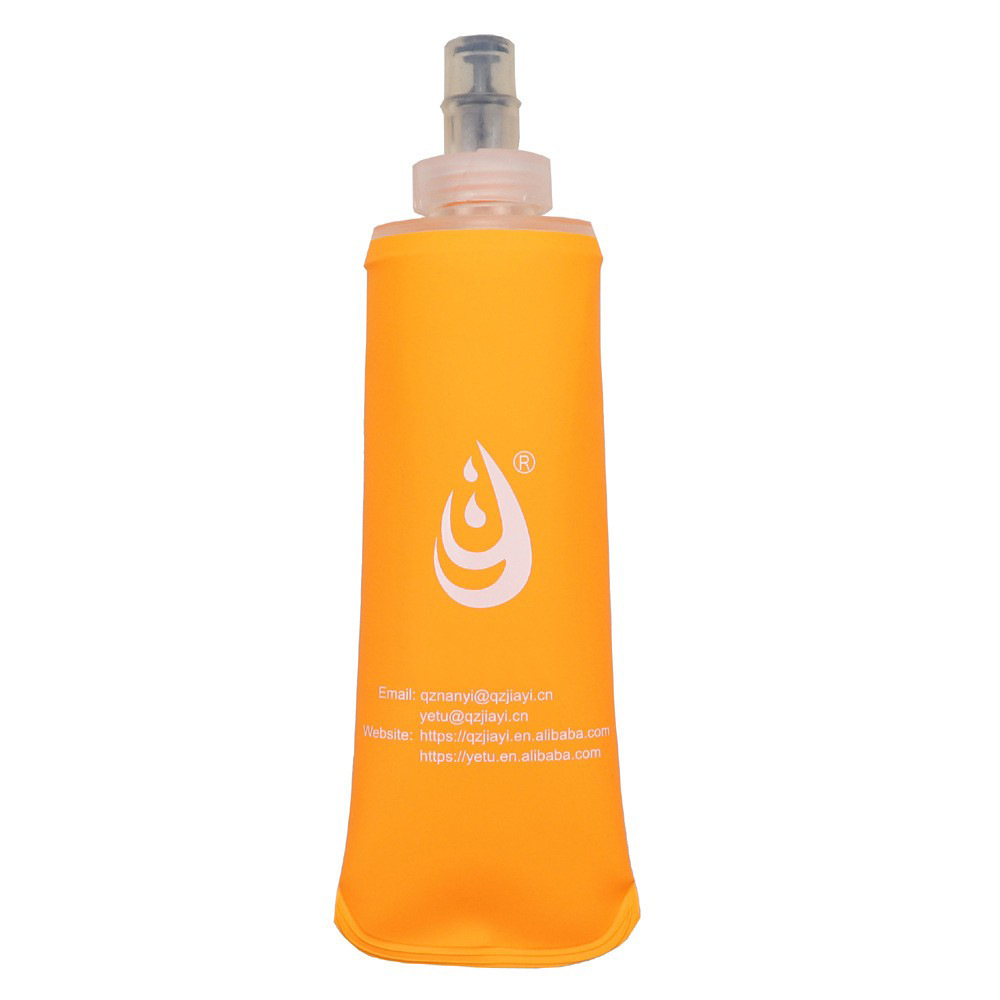 Customized outdoor sports cycling kettle, travel portable soft water bottle, fitness foldable soft water bag, water bottle, outdoor soft water