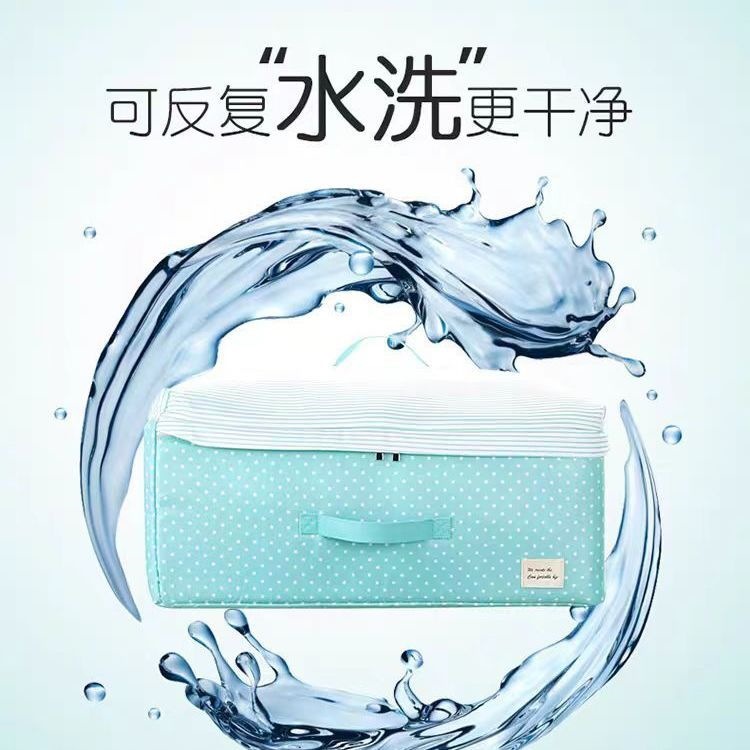 Thickened moisture-proof storage bag, clothing and quilt storage bag, clothing storage box, foldable Korean-style clothes, large capacity Application Scenario