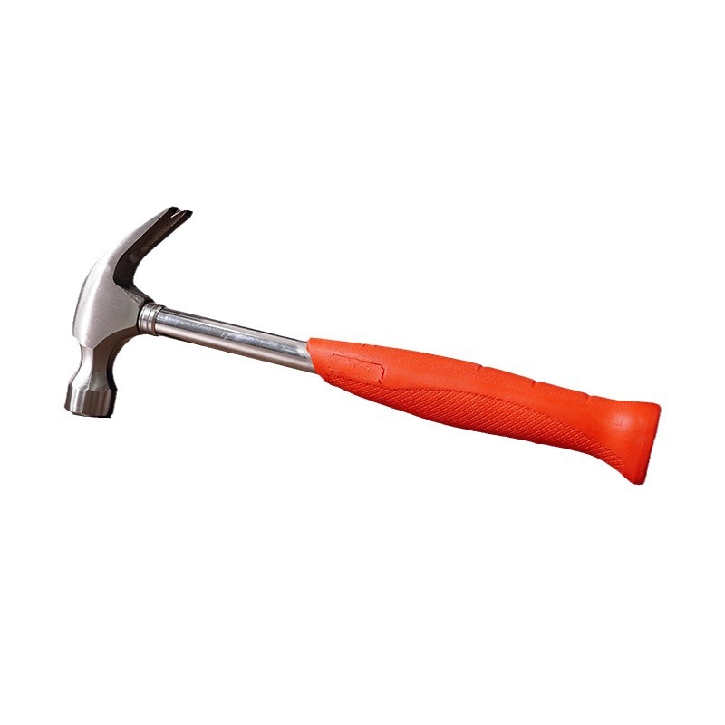 Manufacturers Custom Wholesale Steel Pipe Handle Claw Hammer Home Safety Hammer Multi-Function Hammer Seamless Nails Special Small Hammer Item Picture