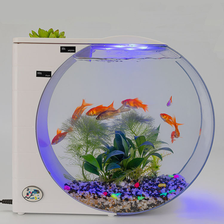 Jellyfish fish tank Multi-functional electronic mini jellyfish box new cross-border aquarium ecological fish tank manufacturers wholesale Specification drawing