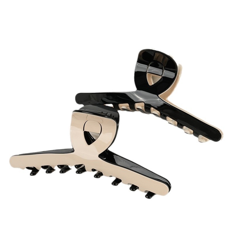 wjia France's new light luxury acetate hairpin with letched hollowed-out design is a classic and fashionable hairpin with high-quality clips Item Picture