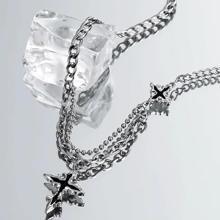 项链/银饰/锆石项链/18k金饰品/珍珠项链细节图