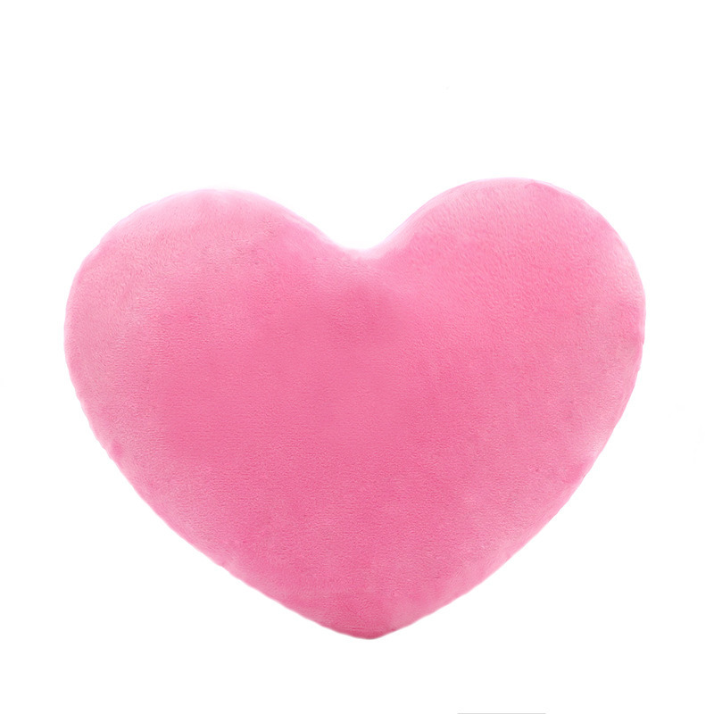 爱心抱枕心形毛绒玩具家居房装饰椅子汽车靠垫批发卡通心形靠枕