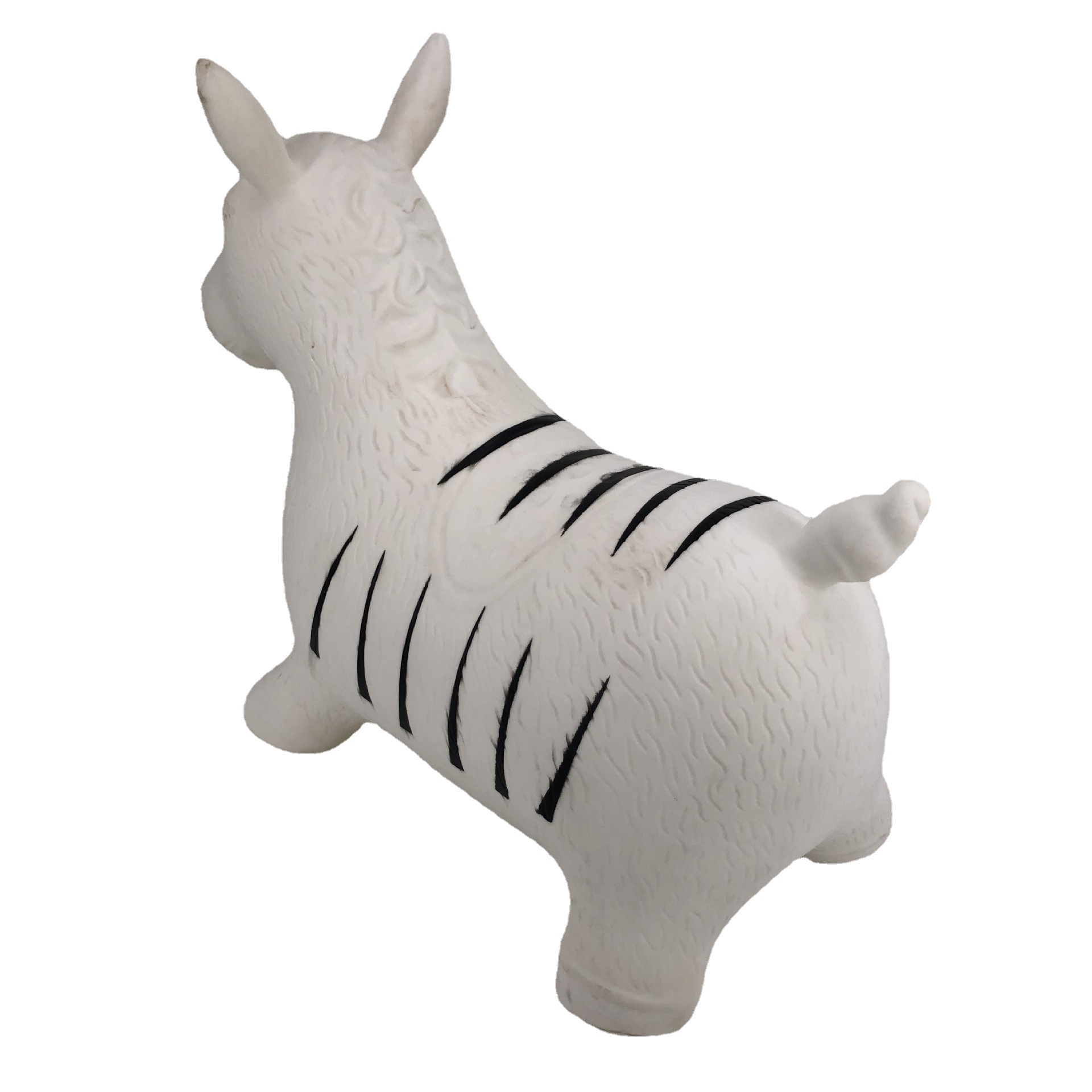Thickened animal music painting, jumping animal, white inflatable glowing pop jumping horse Item Picture
