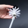 Non-drilling, base-mounted toilet cleaning brush, hanging toilet brush, plastic nylon soft bristle toilet cleaning brush Specification image