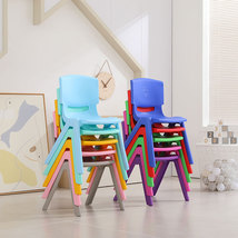 幼儿园椅子 加厚儿童塑料靠背椅 学生椅成人椅培训班凳子厂家批发