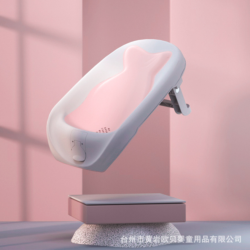 婴儿洗澡神器浴架可坐躺宝宝浴盆防滑垫新生儿浴网通用洗澡浴床托