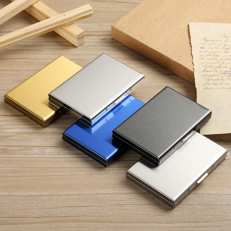 Credit card bag, business card holder, business card box